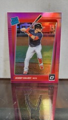 2021 Donruss Optic Pink Prizm Rated Rookie #48 Bobby Dalbec RC